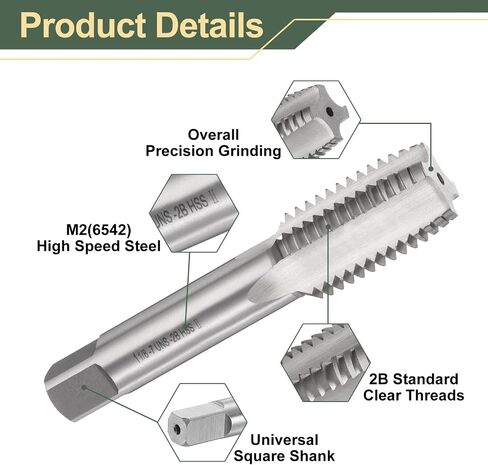 UXCELL HAND PLUP TAP 1-1/2-12 UNF 2B THREAP PLUD TAPS TAPPER FLUTE TAPPET THRASPTING THREAPTING THREAP in Kuwait