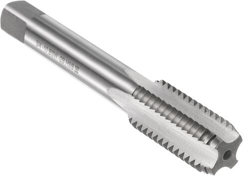 uxcell Hand Bottom Tap 1"-3/8"-6 BSW 2B Thread Bottoming Style Threading Taps High Speed Steel HSS6542 Straight Flutes Screw Tapping Tool in Saudi Arabia