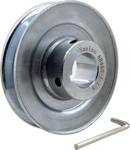 AB450-1 1/8 أحشاء مواقع أخدود مفردة ، V حزام بكرة 1 1/8 بوصة تجويف 4.5 " in Saudi Arabia