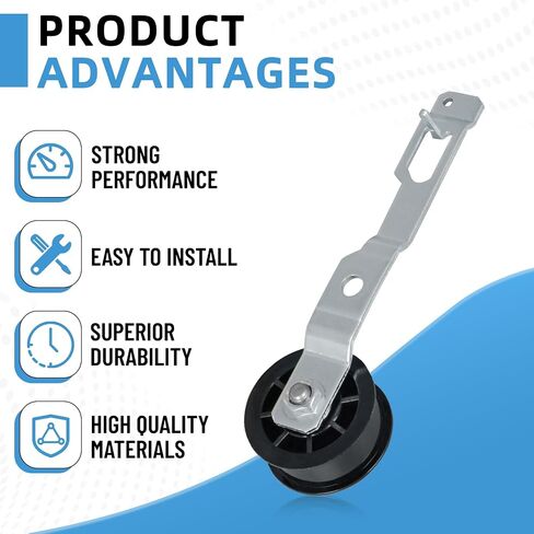 959P3 Washer Idler Pulley Kit Replacement Compatible with ALLIANCE LAUNDRY SYSTEMS SWNYC2HP115TW02 LWN432SP113TW01 Washing Machine Idler Lever and Belt Tensioner Kit Replaces 2020782 in Saudi Arabia