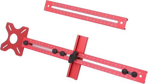 Evgatsauto Woodworking Router Guide Aluminium Sploy Groove Bracket for Drearing Dircle Dircle Milling Projects araled Wood Project in Kuwait