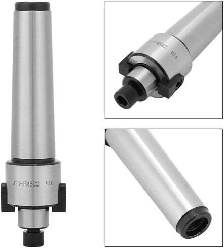 Threaded Taper Milling Holder High Precision Durable Mill Arbor Tool Holder for Metalworking and Sheet Metal Cutting Steel Construction MT4 FMB22 MT3 FMB27 (MT4-FMB22 M16) in Saudi Arabia