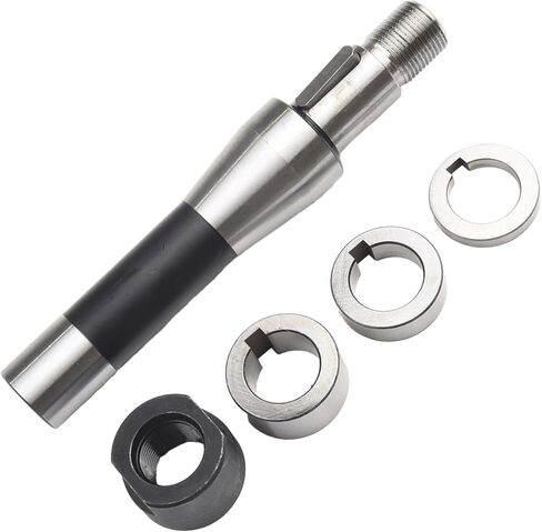 For R8 Shank 22mm Milling Arbor Holder 7/16"-20 Thread 2-7/8" Length Black Oxide Finish for Gear Cutters Face Mills Slitting Saws in Kuwait