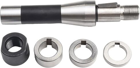 For R8 Shank 22mm Milling Arbor Holder 7/16"-20 Thread 2-7/8" Length Black Oxide Finish for Gear Cutters Face Mills Slitting Saws in Kuwait