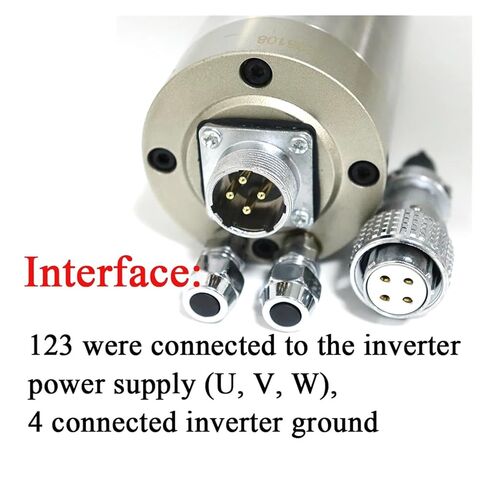 1.5kw 65mm ER11 محرك المغزل 24000 دورة في الدقيقة 220 فولت AC 4 محامل + 65 ملم لاعبا اساسيا in Kuwait