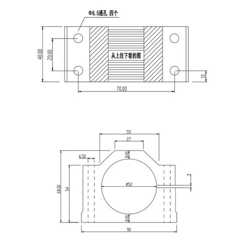 500W ER11 Chuck 52mm DCETER DC SMALL 0.5KW محرك مغزل مطلي بالهواء (500W ER16) in Kuwait