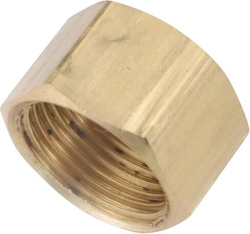Anderson Metals 730081-06 Capression Cap ، Brass ، 3/8 in. - Quantity 10 in Saudi Arabia
