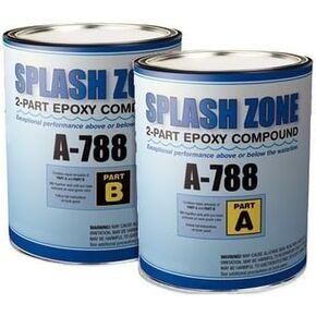 ملحقات القوارب الجديدة A-788 SPLASH ZONE COMPOUND PETTIT A788HG 1/2 GALLON 1 QT A & 1 QT B in Kuwait