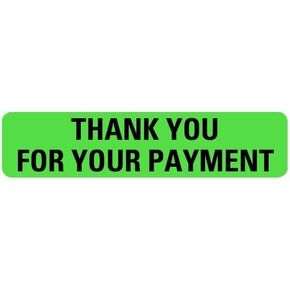 THANK You for YOUR PAYMENT Medical Labels LV-MRL24 in Saudi Arabia