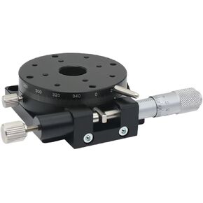 R AXIS 125mm RSP125-L 360 درجة منصة الدوران المنزلق مرحلة تحمل المرحلة الخطية 49N 5KGF 125MM in Kuwait