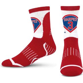 For Bare Feet MLBPA BRYCE HARPER Surge Player Sock Medium in Saudi Arabia