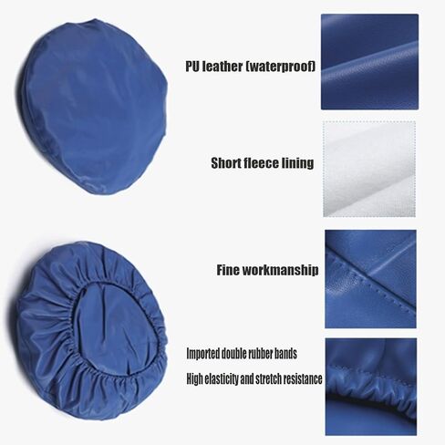 Dental Chair Cover Set - 4Pcs Waterproof PU Leather Protector for Dentist Equipment, Headrest & Backrest, Durable Dental Chair Case, Hygiene & Comfort in Saudi Arabia