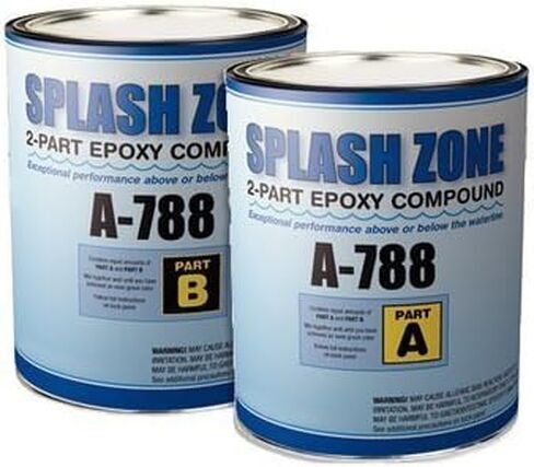 ملحقات القوارب الجديدة A-788 SPLASH ZONE COMPOUND PETTIT A788HG 1/2 GALLON 1 QT A & 1 QT B in Kuwait