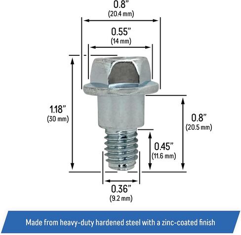 Shoulder Bolt Replacement for Husqvarna, RedMax 2042LS, 2348LS, LGT2654, LTH18538, TC38-532196539 (2 Pack) in Saudi Arabia