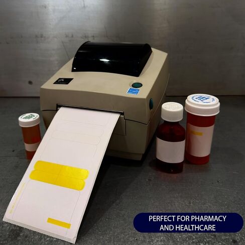 ملصقات Marah Prescription Direct Direct Thermal Prescription Labels 4 "W X 8.5" L RX تسميات الصيدلة مع صيدلية الصيدلية الصيدلية الصيدلية الصيدلية 250 لكل لفة (6ROLLS في الحالة ، 1500 في المجموع) in Saudi Arabia