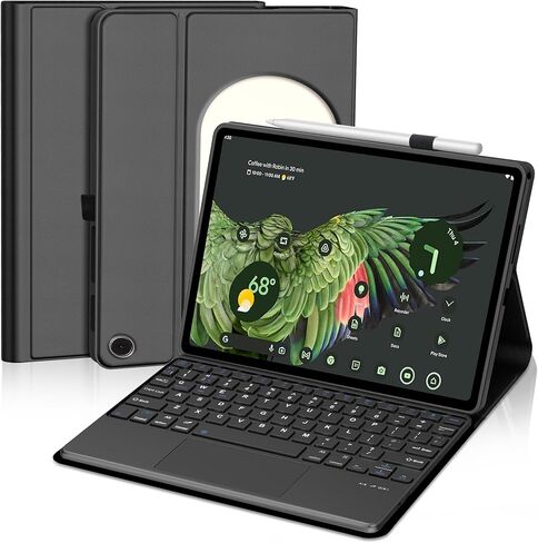 Touch Keyboard Case for Google Pixel Tablet 11 Inch, Magnetic Keyboard for Pixel Tablet 2023/2024 with Trackpad, Detachable Keypad, Protective Cover with Stylus Pen Holder & Speaker Dock, Deep Blue in Saudi Arabia