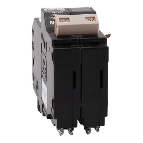 CHN220GF 20 AMP Double Pole قاطع دائرة الصدع الأرضي GFCI ، خوفي محايدة ، 240 فولت ، 10KAIC ، UL مدرجة (1) in Kuwait
