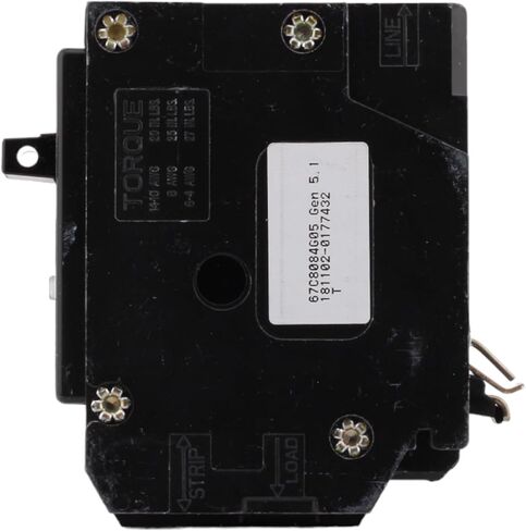 CUTLER-HAMMER BRP115GF 15 Amp Single Pole Circuit Breaker - GFCI Protection, 120/240V, Plug-On Neutral, UL Listed (1) in Saudi Arabia