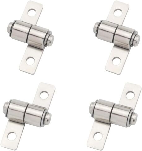 4PCS Small Shaft Damping Swivel Positioning Hinge (2X Small CL2057 0.3N.m Left + Right) Torque Stop 360 Degree for Switchgear Cabinet in Kuwait