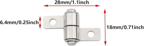 4PCS Small Shaft Damping Swivel Positioning Hinge (2X Small CL2057 0.3N.m Left + Right) Torque Stop 360 Degree for Switchgear Cabinet in Kuwait