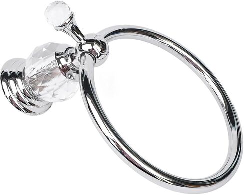 Sturdy Wall Mounted Towel Rack for Ring Designed for Living Room and Bathroom (Silver) in Saudi Arabia
