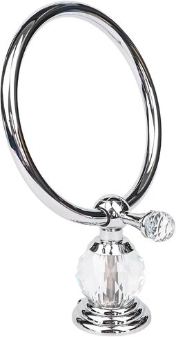 Sturdy Wall Mounted Towel Rack for Ring Designed for Living Room and Bathroom (Silver) in Saudi Arabia