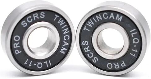 High Precision ILQ11 608rs 608-2RS 8x22x7 mm Scooter Bearing Skateboard Wheels Bearing 608ZZ-6.35 (6.35x22x7)(Black) in Saudi Arabia