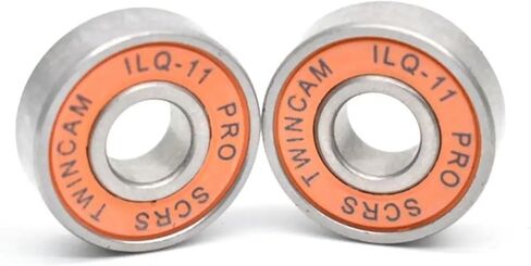 High Precision ILQ11 608rs 608-2RS 8x22x7 mm Scooter Bearing Skateboard Wheels Bearing 608ZZ-6.35 (6.35x22x7)(Black) in Saudi Arabia