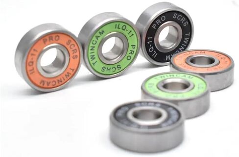 High Precision ILQ11 608rs 608-2RS 8x22x7 mm Scooter Bearing Skateboard Wheels Bearing 608ZZ-6.35 (6.35x22x7)(Black) in Saudi Arabia