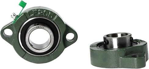 2PCS Outer Spherical Bearing with Short Foot Diamond Housing SBLF 201 202 203 204 205 206 207 Insert Bearing(SBLF207 DI35mm) in Saudi Arabia