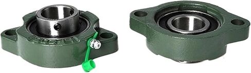 2PCS Outer Spherical Bearing with Short Foot Diamond Housing SBLF 201 202 203 204 205 206 207 Insert Bearing(SBLF207 DI35mm) in Saudi Arabia