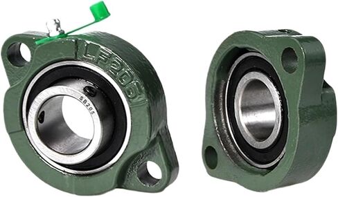 2PCS Outer Spherical Bearing with Short Foot Diamond Housing SBLF 201 202 203 204 205 206 207 Insert Bearing(SBLF207 DI35mm) in Saudi Arabia