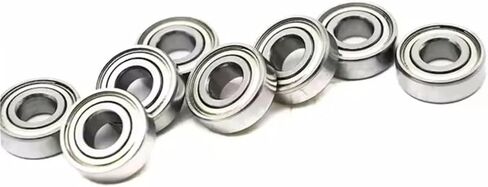 10pcs Bearing 687 618/7 7x14x3.5 618/7ZZ Deep Groove Ball Bearings, Single Row MINI Ball Bearing in Saudi Arabia