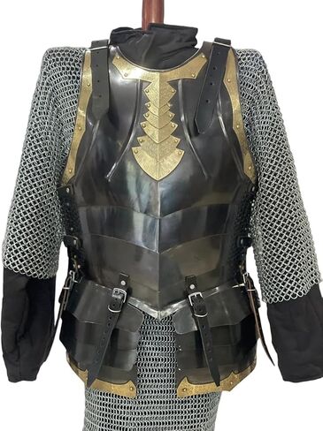 Artizanstore Medieval Dark Steel Fantasy Fantasy Cuirass Knight Armor Prastblate Halloween in Saudi Arabia