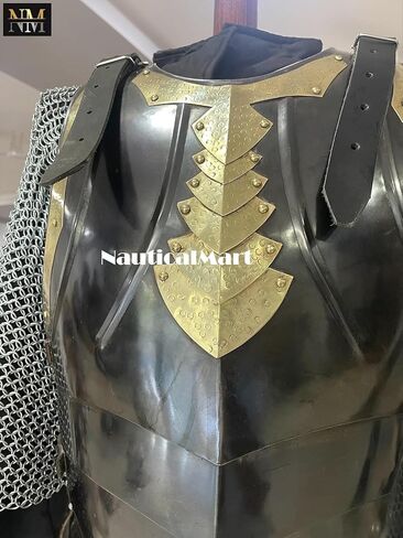 Artizanstore Medieval Dark Steel Fantasy Fantasy Cuirass Knight Armor Prastblate Halloween in Saudi Arabia