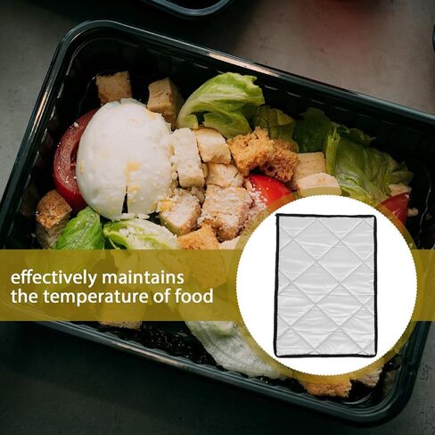 1 Set Insulated Thermal Food Blanket Cover Reusable Food Transport Bag for BBQ Night Market and Takeaway Thickened and Design for Optimal Temperature Control in Saudi Arabia