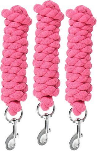 Horze Basic Cotton 7 'Horse Lead Rope (مجموعة من 3) - Peacoat Blue Blue in Saudi Arabia