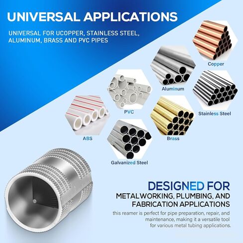 1/4" to 1-1/4" Inner/Outer Tube Reamer, 29983 Model 223S Small Tubing and Pipe Reaming Deburring Tool for Stainless steel Copper Aluminum PVC Tubing and Pipes 6mm-36mm in Saudi Arabia