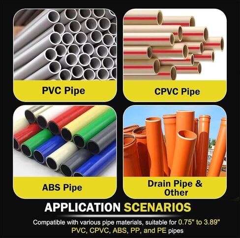 2 في 1 أداة deburring الأنبوب الداخلي ، أداة PVC Chamfer ، Chamfer Reamer ، أداة Pipe Deburring Reamer Plumbing Tool مقابل 0.75 "إلى 3.89" PVC ، CPVC ، ABS ، PP ، PE (OD FIT 0.75 "إلى 3.5" ، ID Fit 0.92 "" إلى 3.89 ") in Saudi Arabia