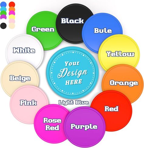 200-1000 Custom Plastic Poker Chips,Drink Chips,Personalized Your Own Logo, Image and Text, Double Sided Full Color Printing Custom Tokens For Bar, Events, Weddings, Business Card & Promotional Tokens in Saudi Arabia