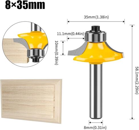 1-4 PCS بتات 1/2 "Shank 8mm12mm Shank (No3-12.7x44.4mm) in Saudi Arabia