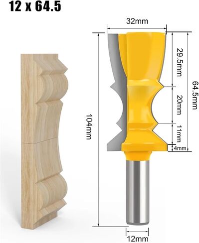 12mm 1/2′′ Shank Bit Milling Cutter 　1pcs(12.7mm Shank) in Saudi Arabia