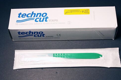 Techno Cut Scalpel: 6008T-12: Stainless Steel Surgical Blades/Plastic Handle 10 Pack Blade Size:12 Handle Size:3 in Saudi Arabia