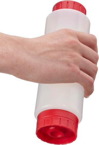 شيف ماستر 6 عبوات تعبئة و flip squeez قابلة لإعادة ملء 20 أوقية. زجاجة الضغط البلاستيكية ، مناسبة لجميع أنواع الصلصات ، والتوابل ، والخليط والخلع للمطاعم ، وداينز وشاحنات الطعام - 90291 in Kuwait