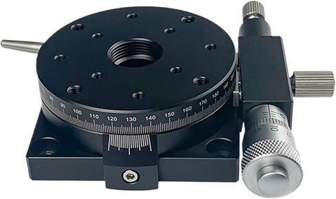 R Axis Type Manual Rotating Platform Sliding RSP40-L 360 Degree Stage Bearing Linear Stage 9.8N 40mm(RSP40-L) in Saudi Arabia