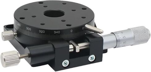 R AXIS 125mm RSP125-L 360 درجة منصة الدوران المنزلق مرحلة تحمل المرحلة الخطية 49N 5KGF 125MM in Kuwait