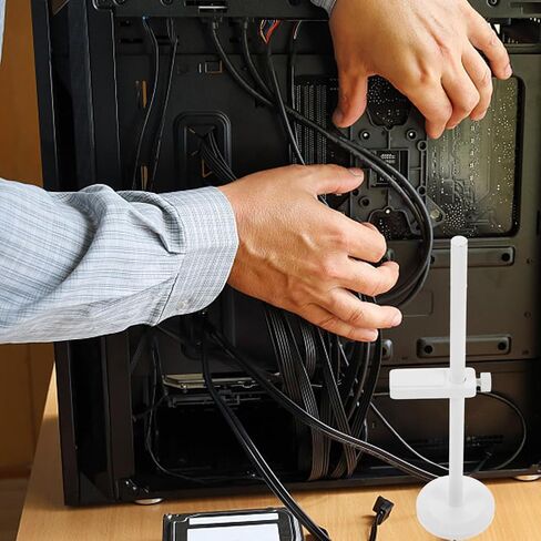 قوس دعم GPU - دعم بطاقة الرسومات الدعم القابلة للتعديل لمكافحة SAG GPU SAT MAGNECTER GPU SAG BRACKET CARD SAG ، WHITE in Saudi Arabia