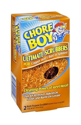 Chore Boy 00215 2CT Copper Chore Boy® Scrubbers 2 Count in Saudi Arabia