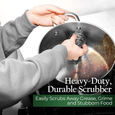 Stanley Home Products Stainless Steel Kitchen Scouring Cleaners (2 Cleaners Included) in Kuwait
