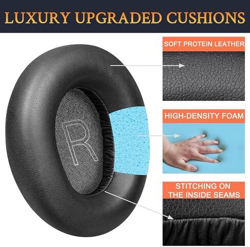 Soulwit Protein Leather Leather Propads لـ Microsoft Xbox Wireless (إصدار 2024)/سماعة الرأس السلكية ، وسائد أذن لبرنامج Xbox Stereo 20th Seminivary Edition Headset - Black in Saudi Arabia